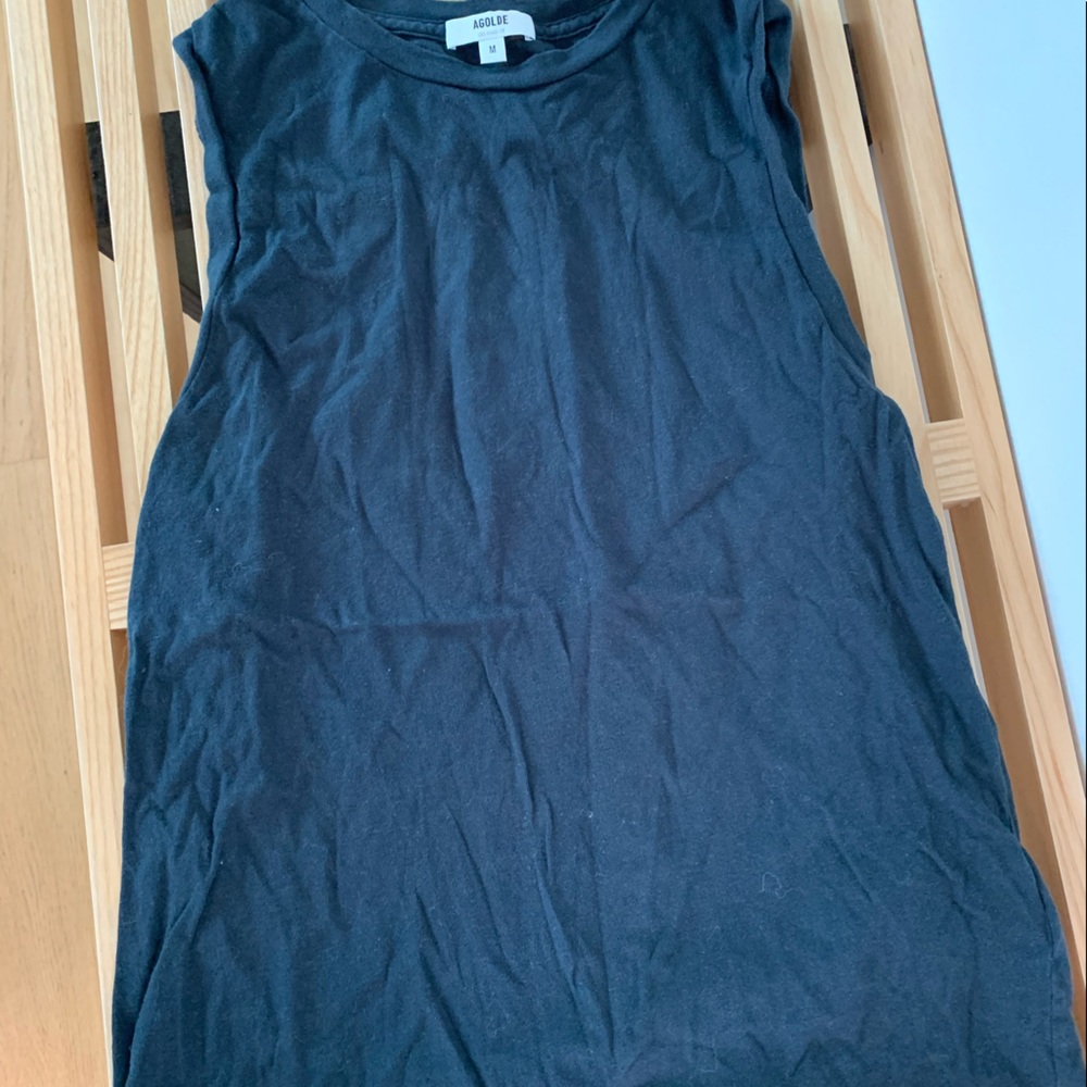 Agolde muscle tank top size M black